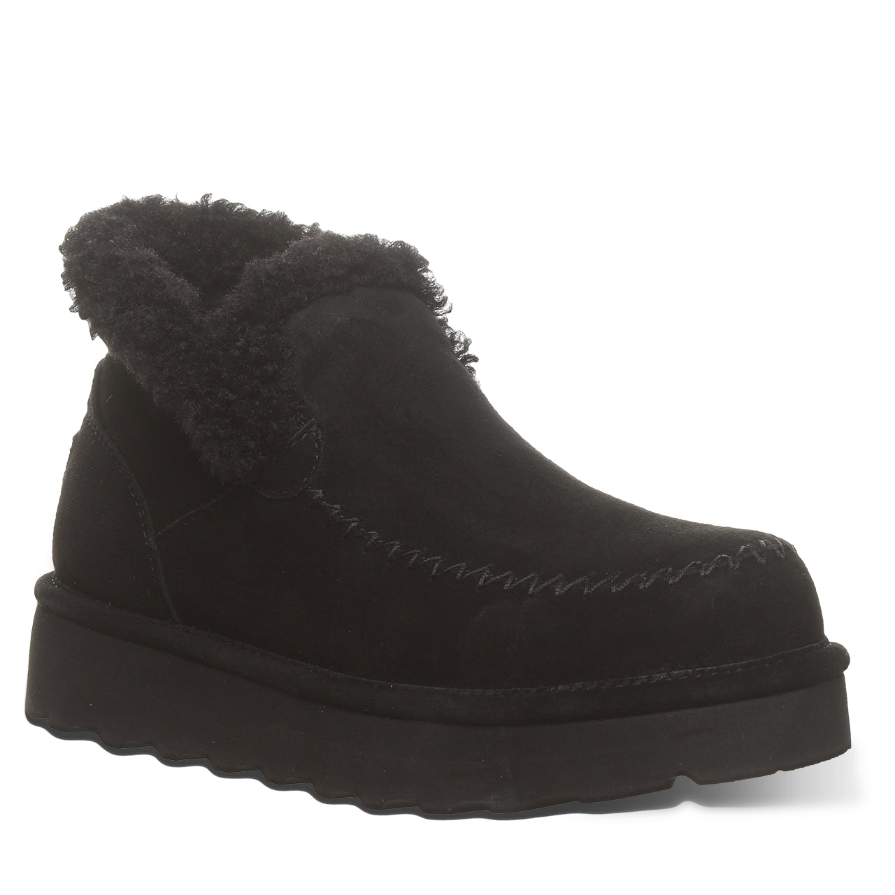 Ana Black Platform Boots