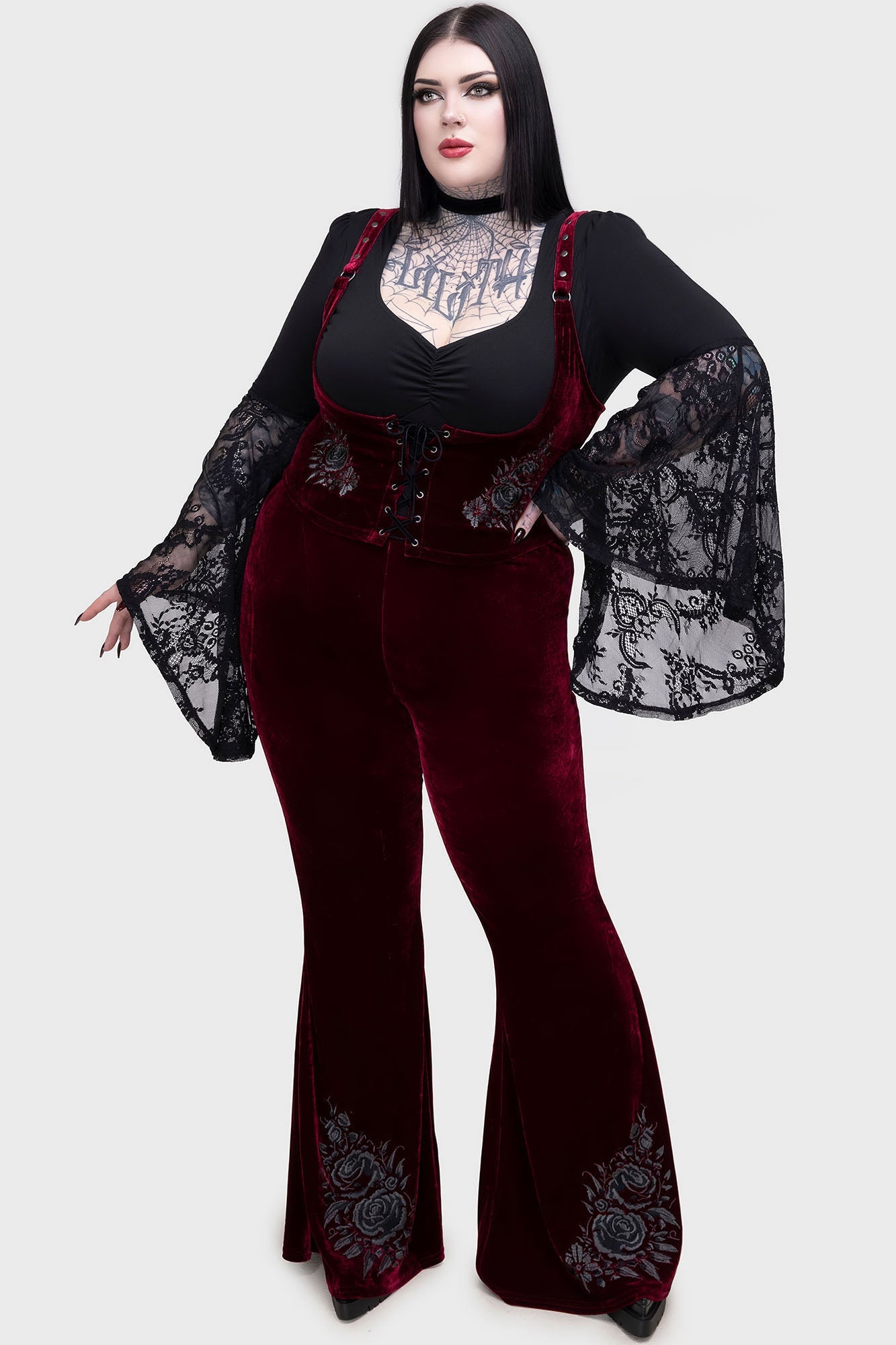 A Devil's Rose Underbust Corset Top