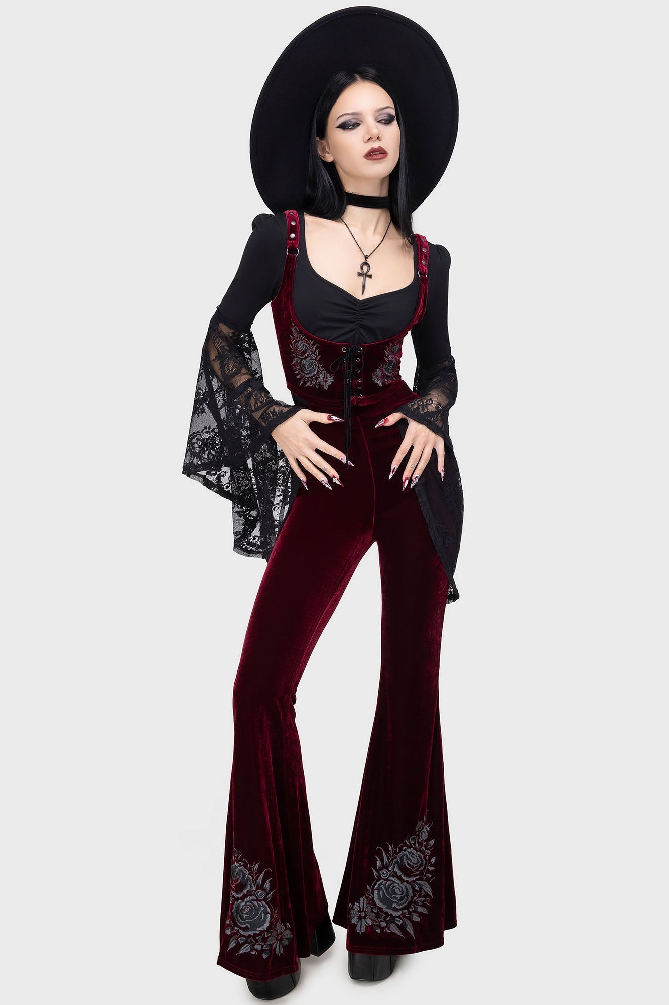 A Devil's Rose Underbust Corset Top