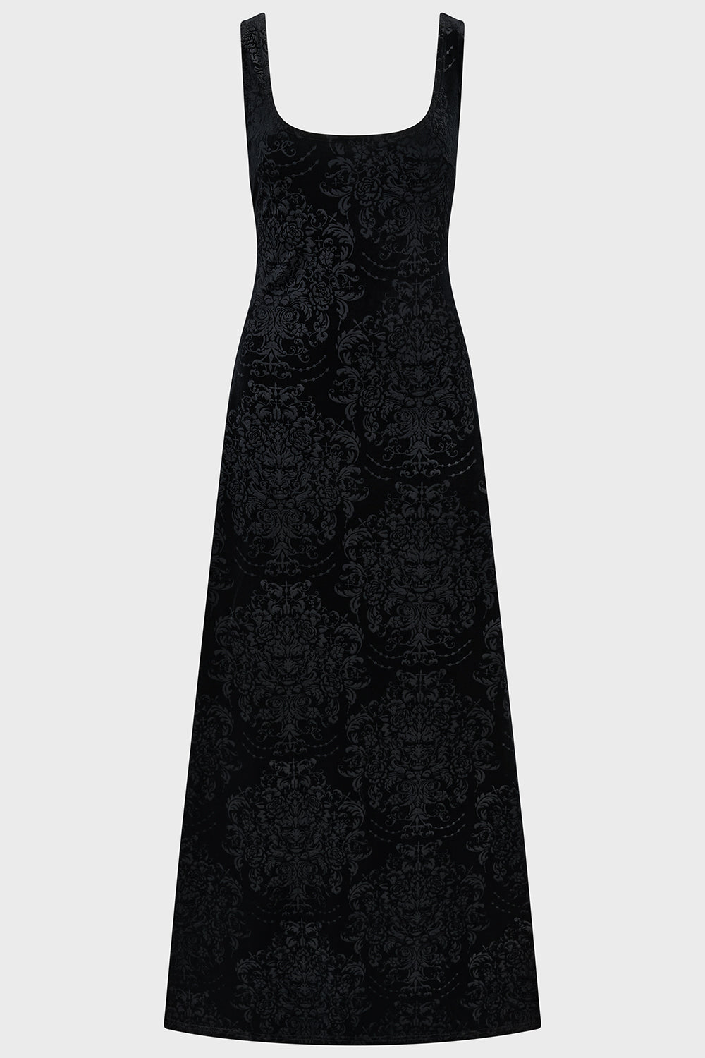 Crimson Fiend Maxi Dress