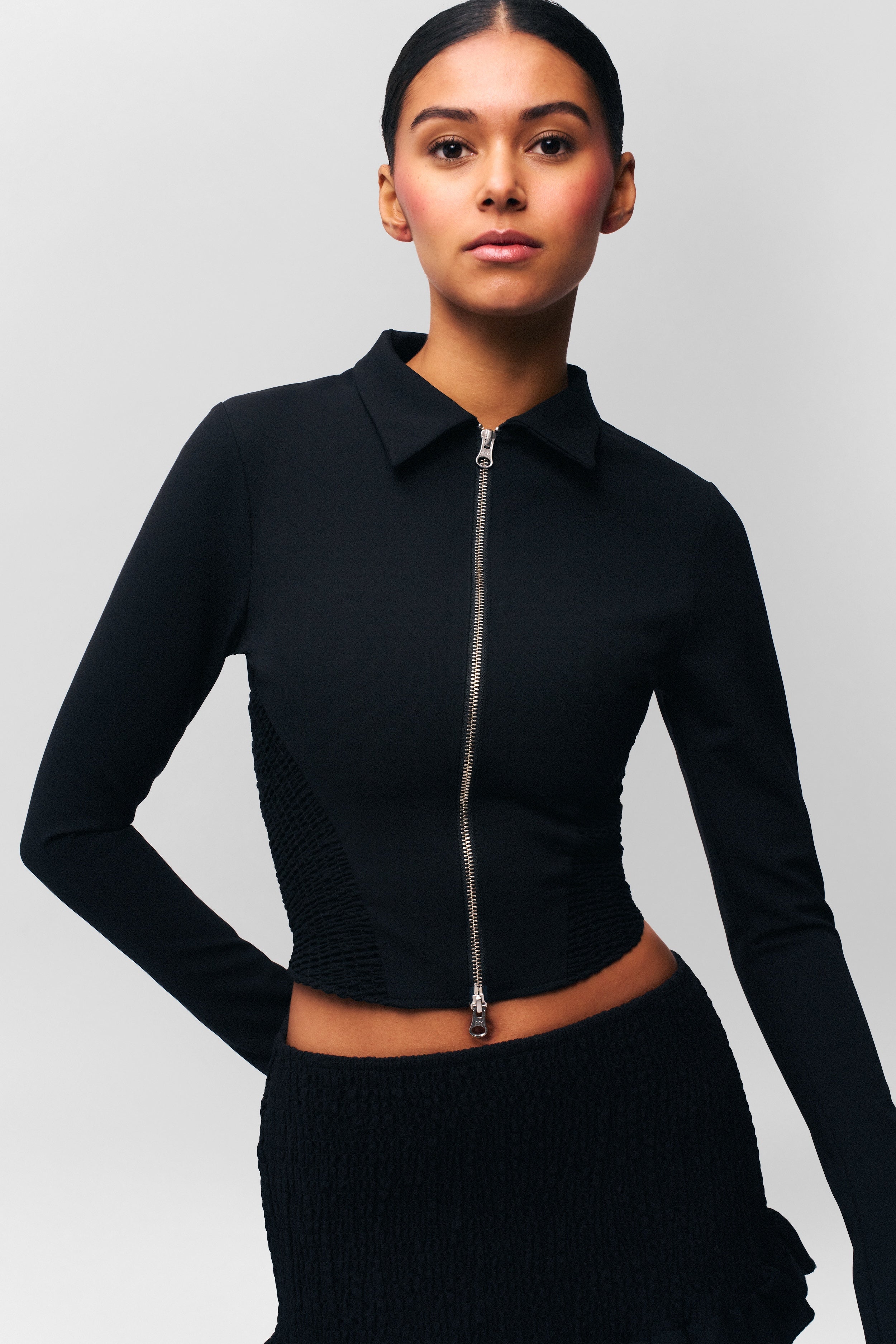 Apolline Smocked Jacket