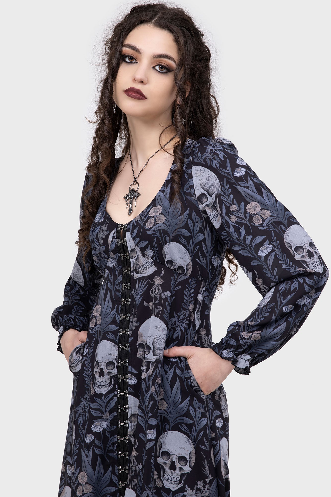 Death's Head Maxi Dress