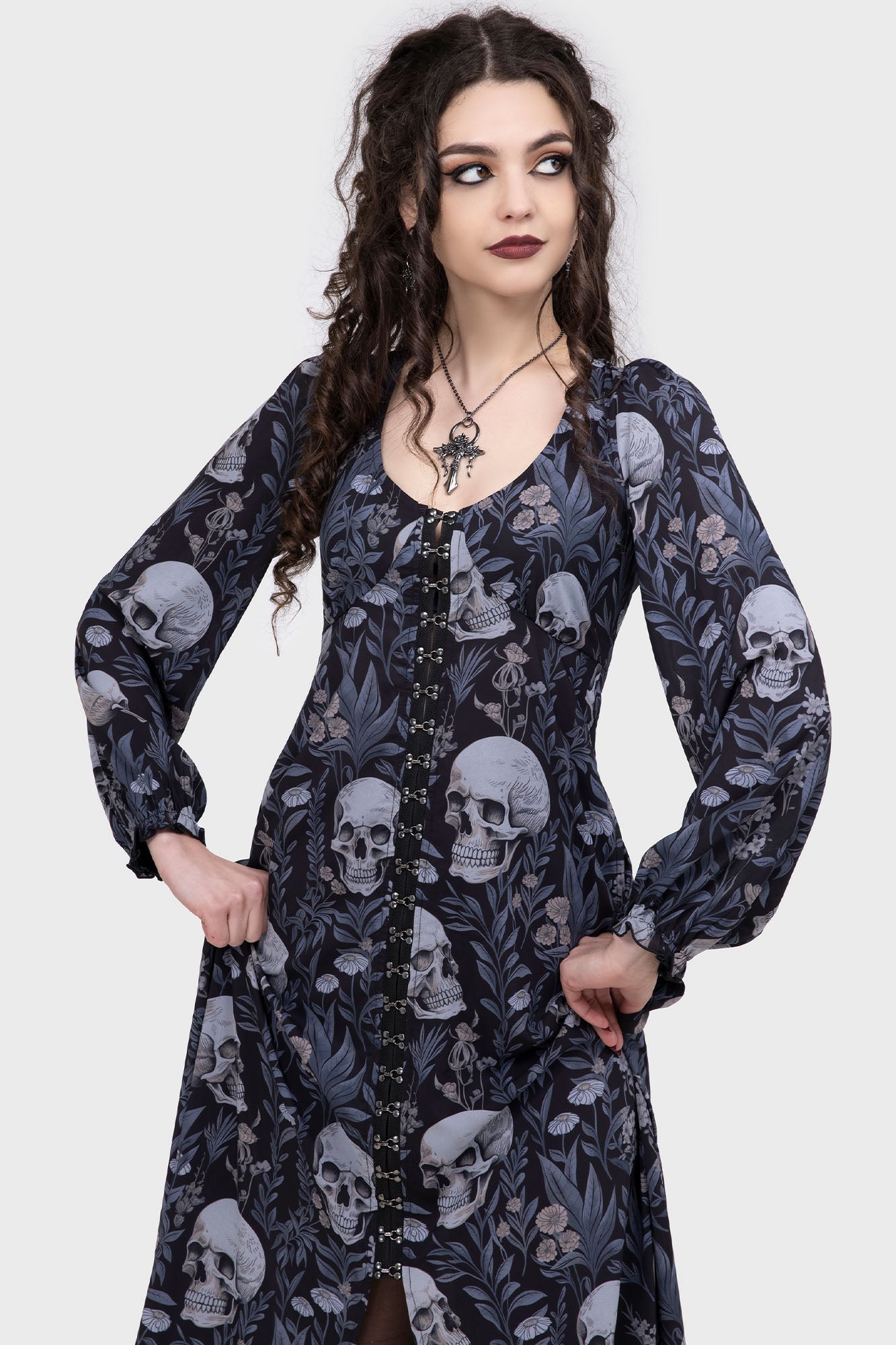 Death's Head Maxi Dress