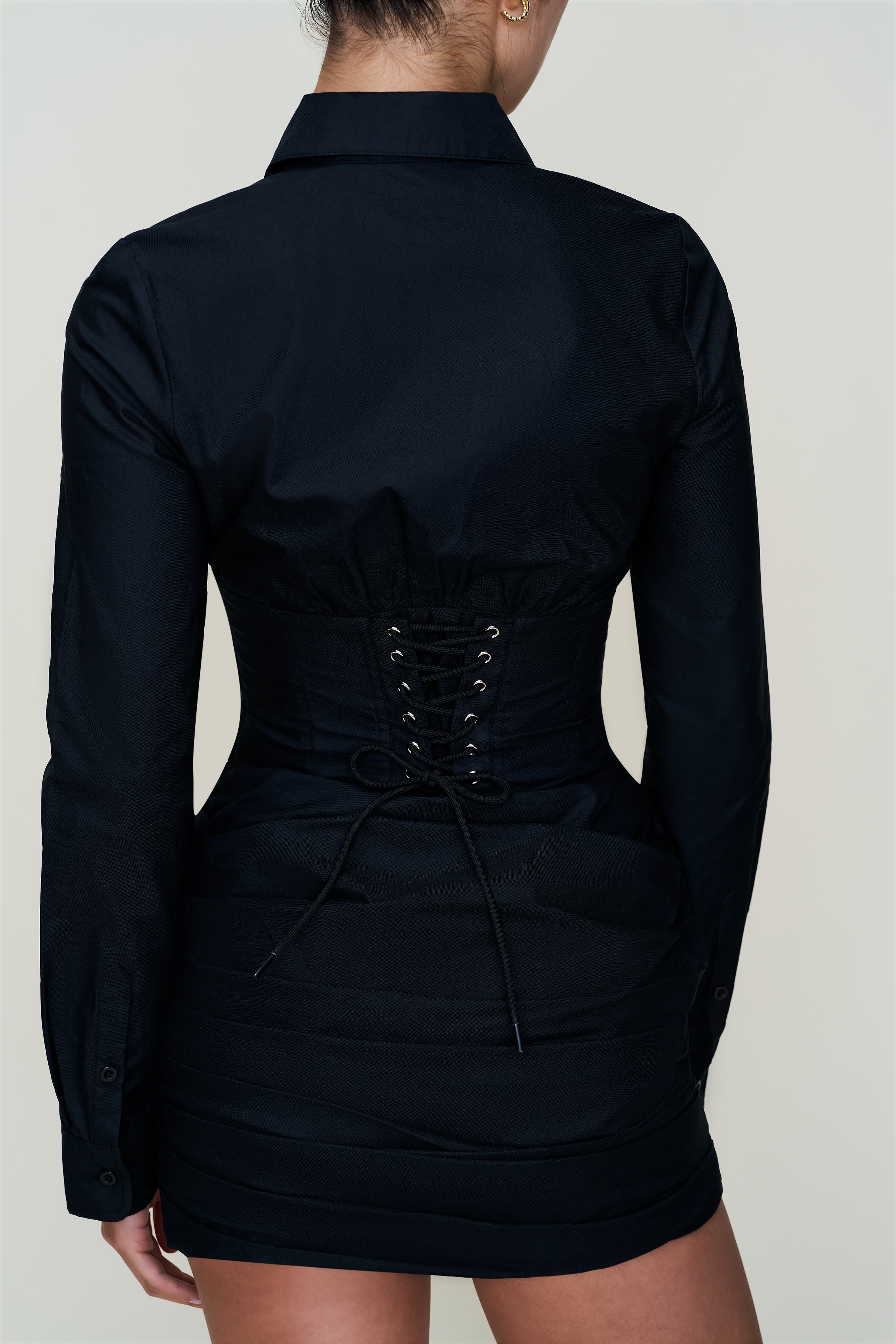 Mynette Corset Shirt Dress