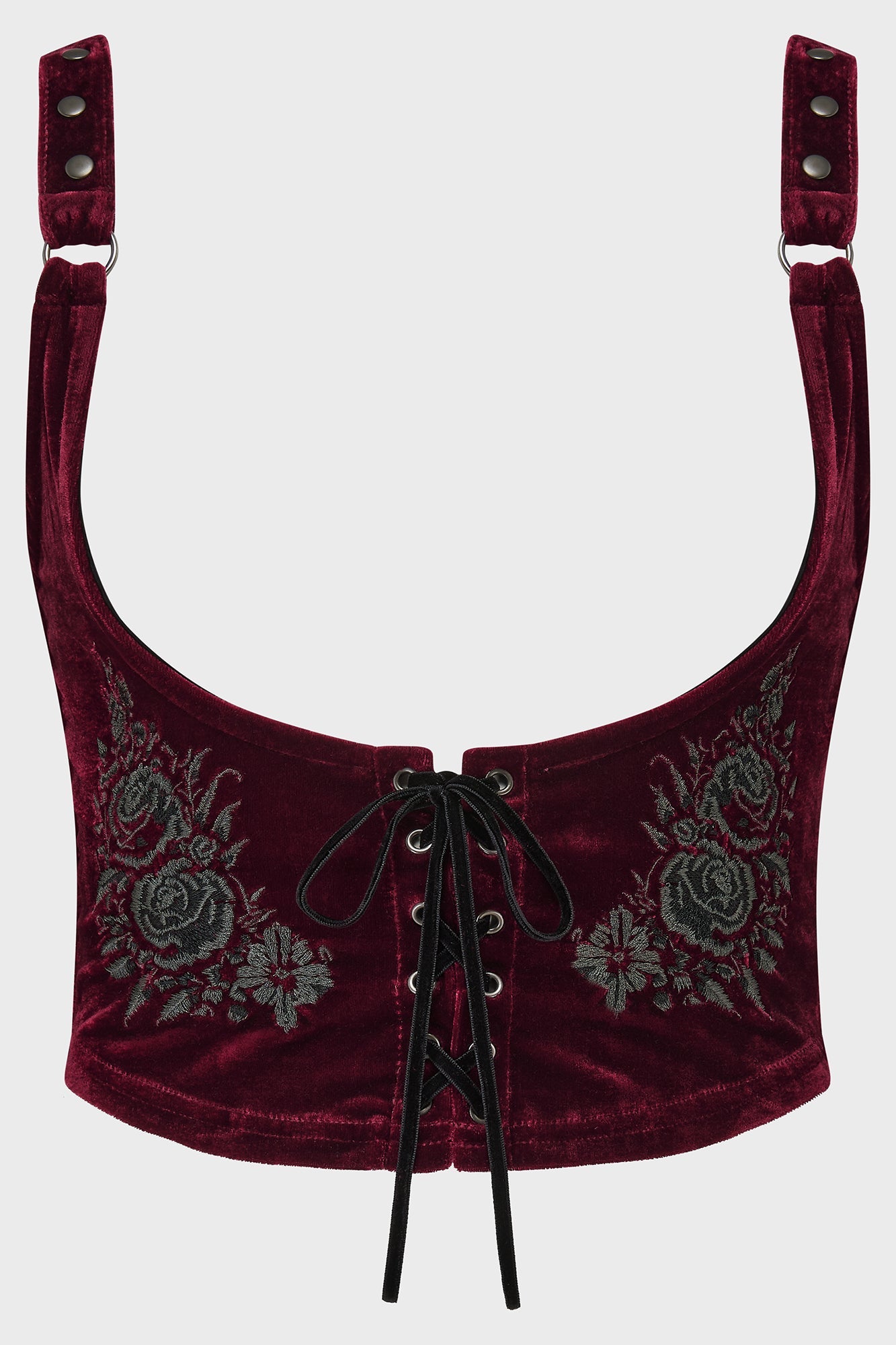 A Devil's Rose Underbust Corset Top