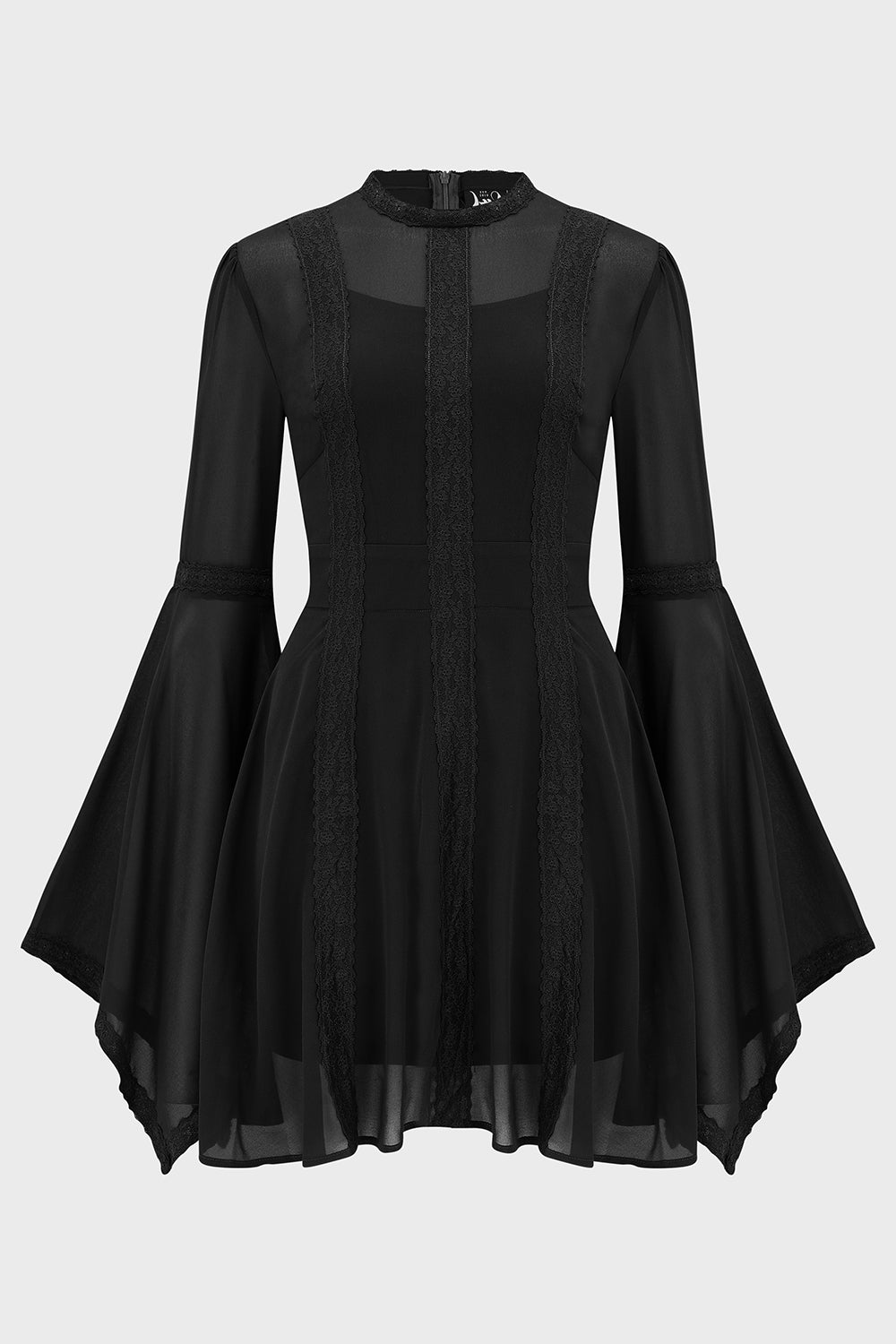 Begone Long Sleeve Mini Dress [BLACK]