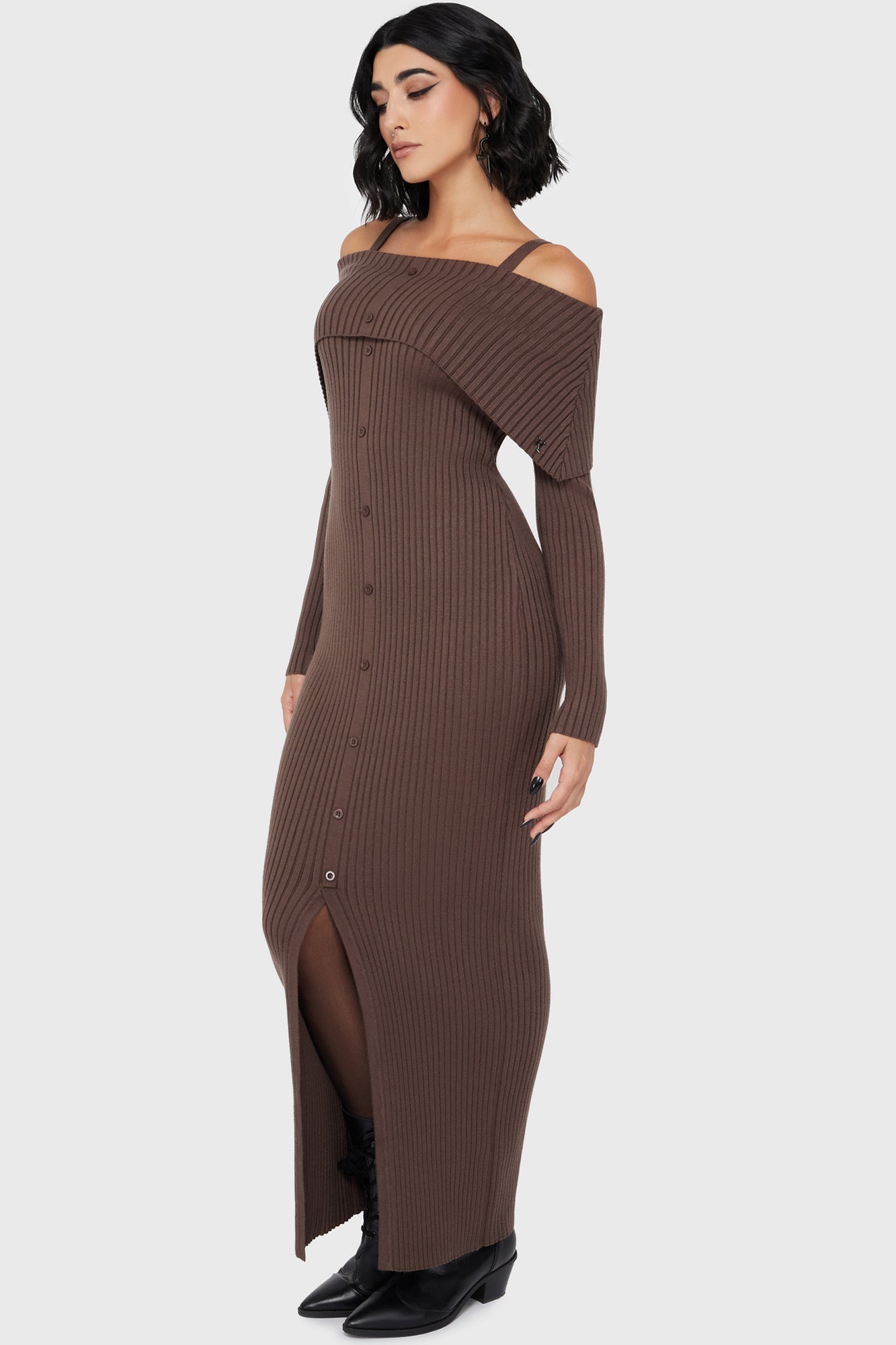 Dusk Empress Dress [Brown]