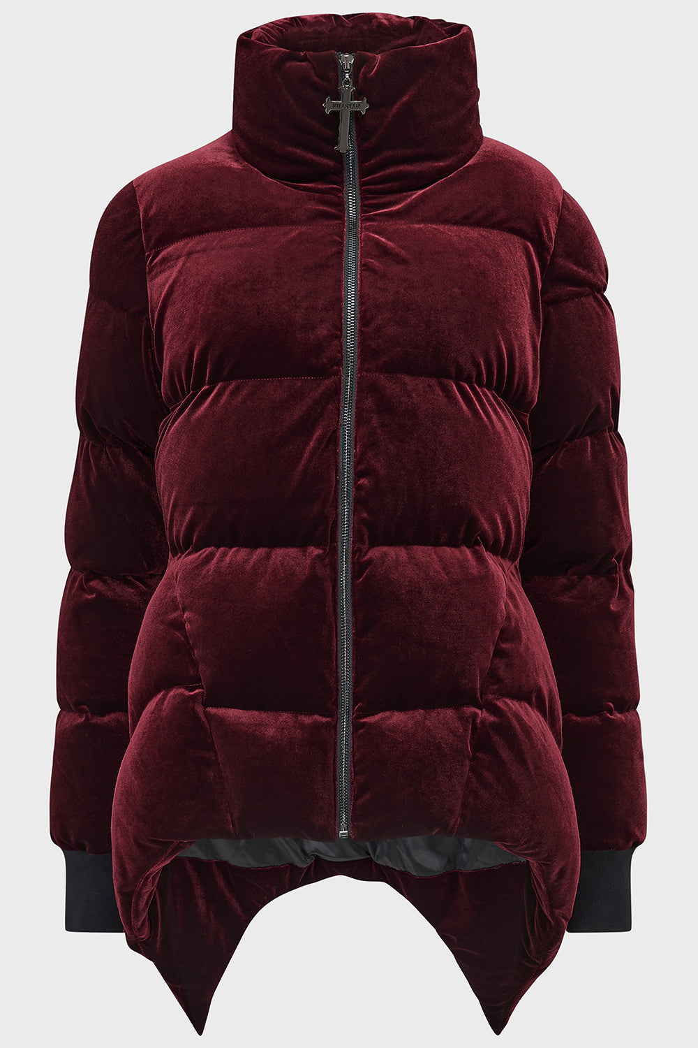Deadliest Nightvelvet Puffer Coat [RED]
