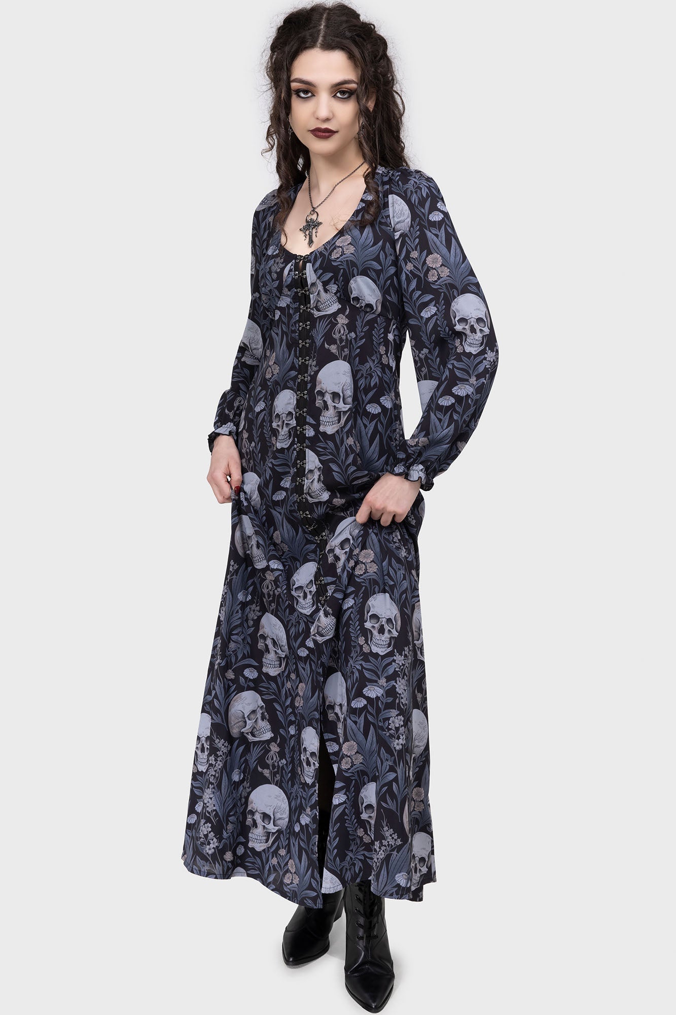 Death's Head Maxi Dress