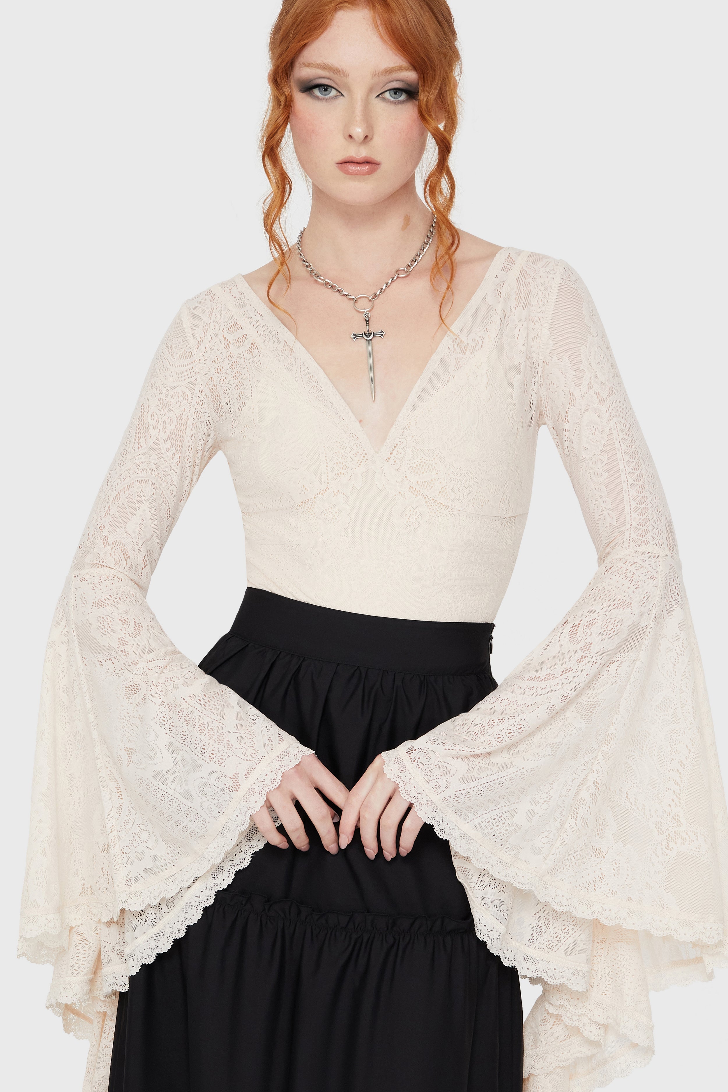 Fatal Attraction Bodysuit [IVORY]