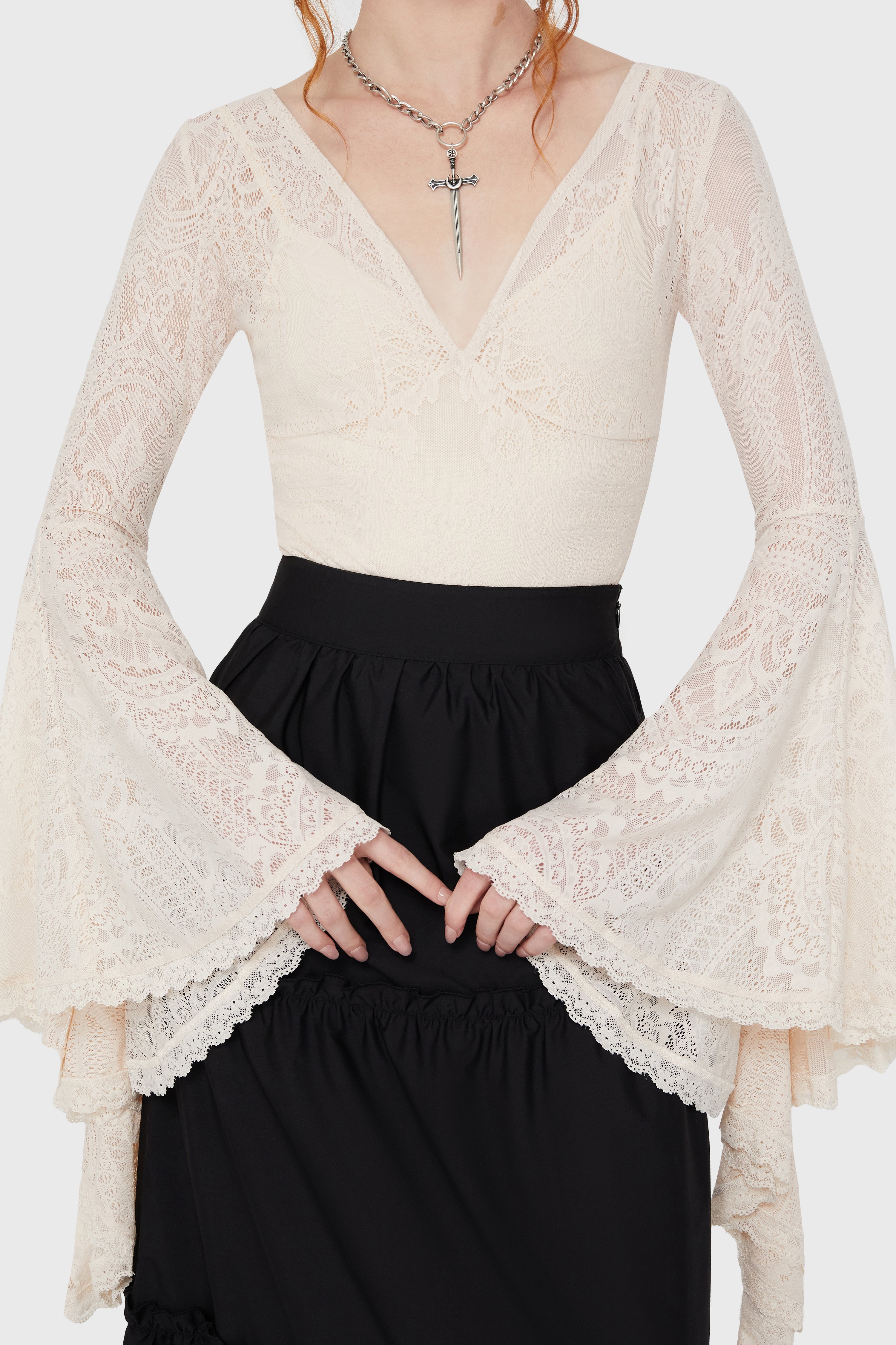 Fatal Attraction Bodysuit [IVORY]