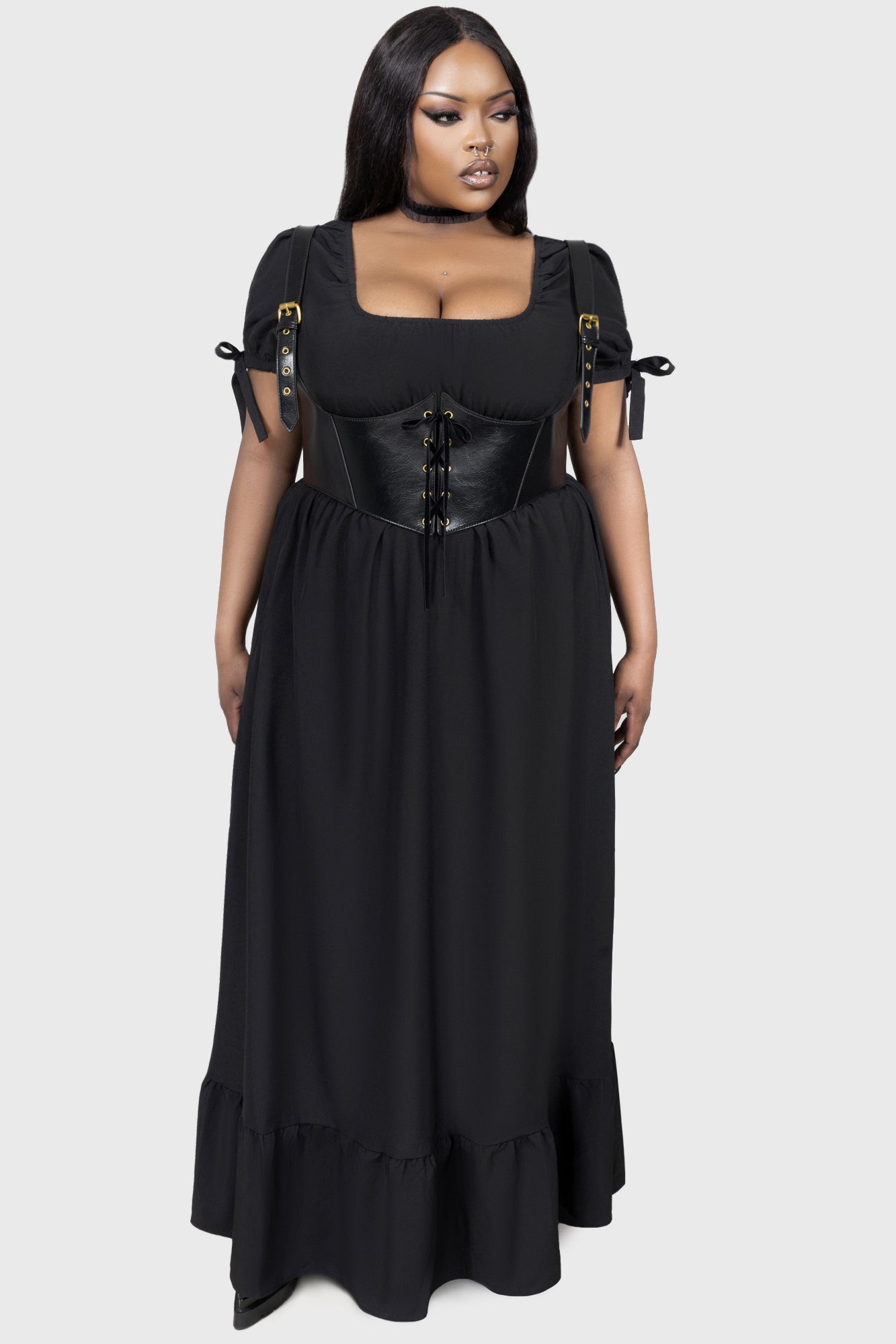 Grim Gretchen Dress [BLACK]