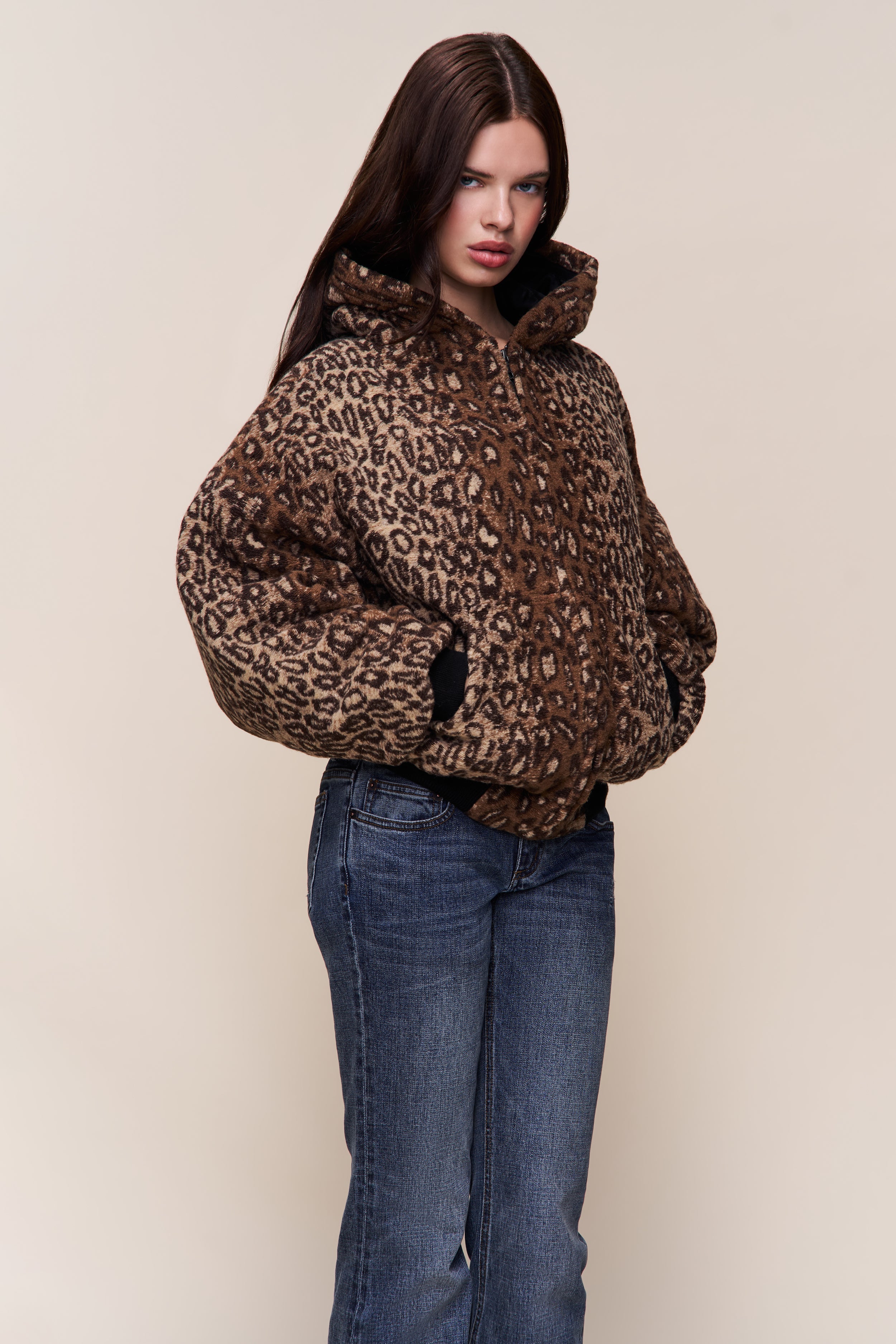 Charli Hooded Quilted Jacket