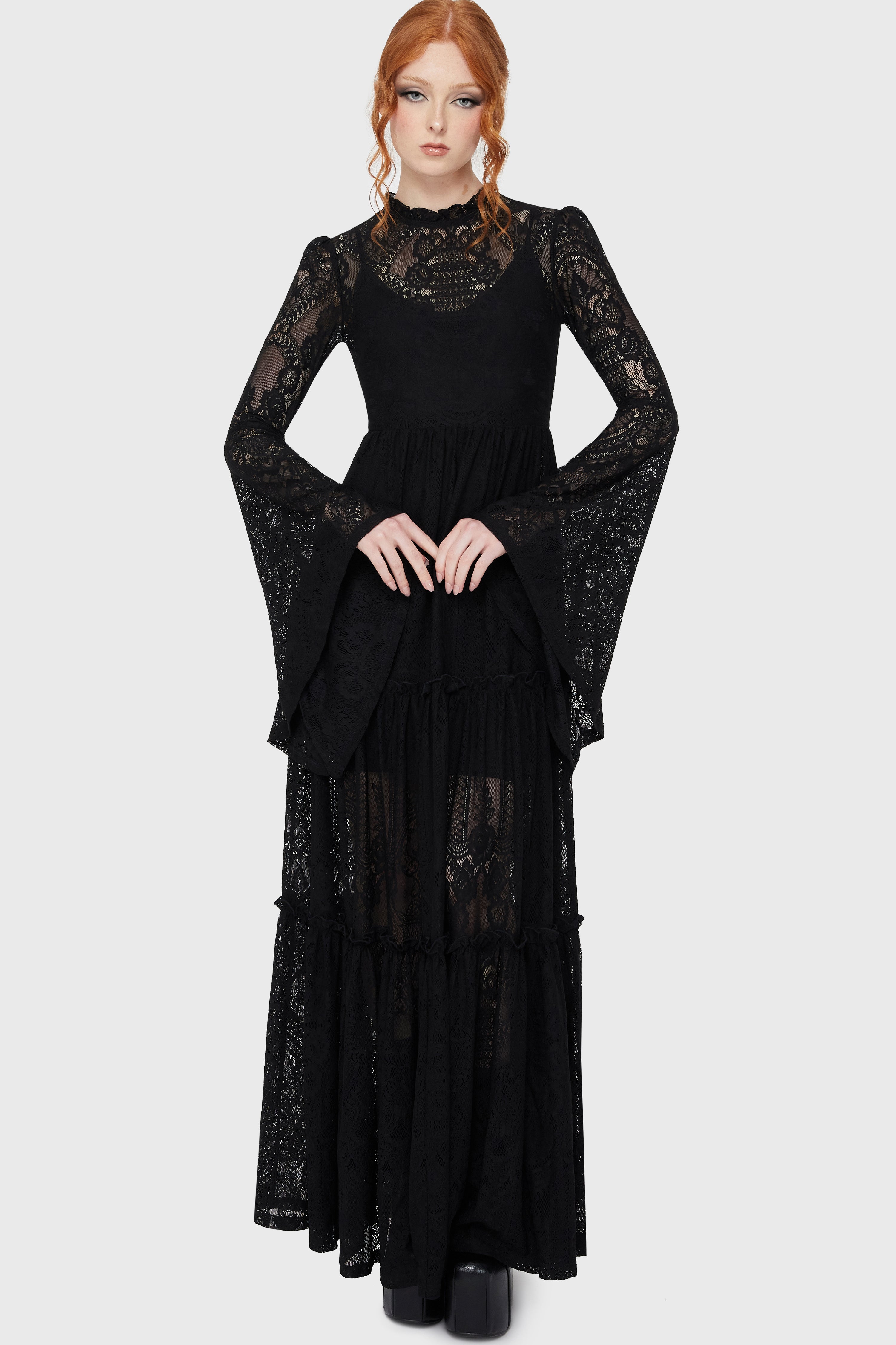 Hecate Lace Maxi Dress [B]