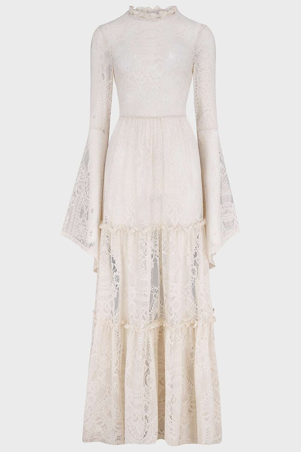Hecate Lace Maxi Dress [IVORY]