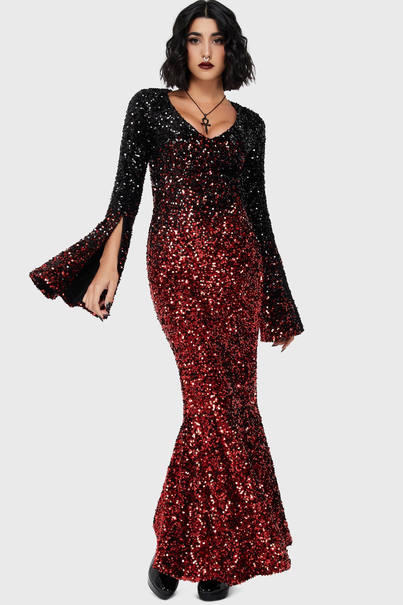 Hexemore Sequin Maxi Dress