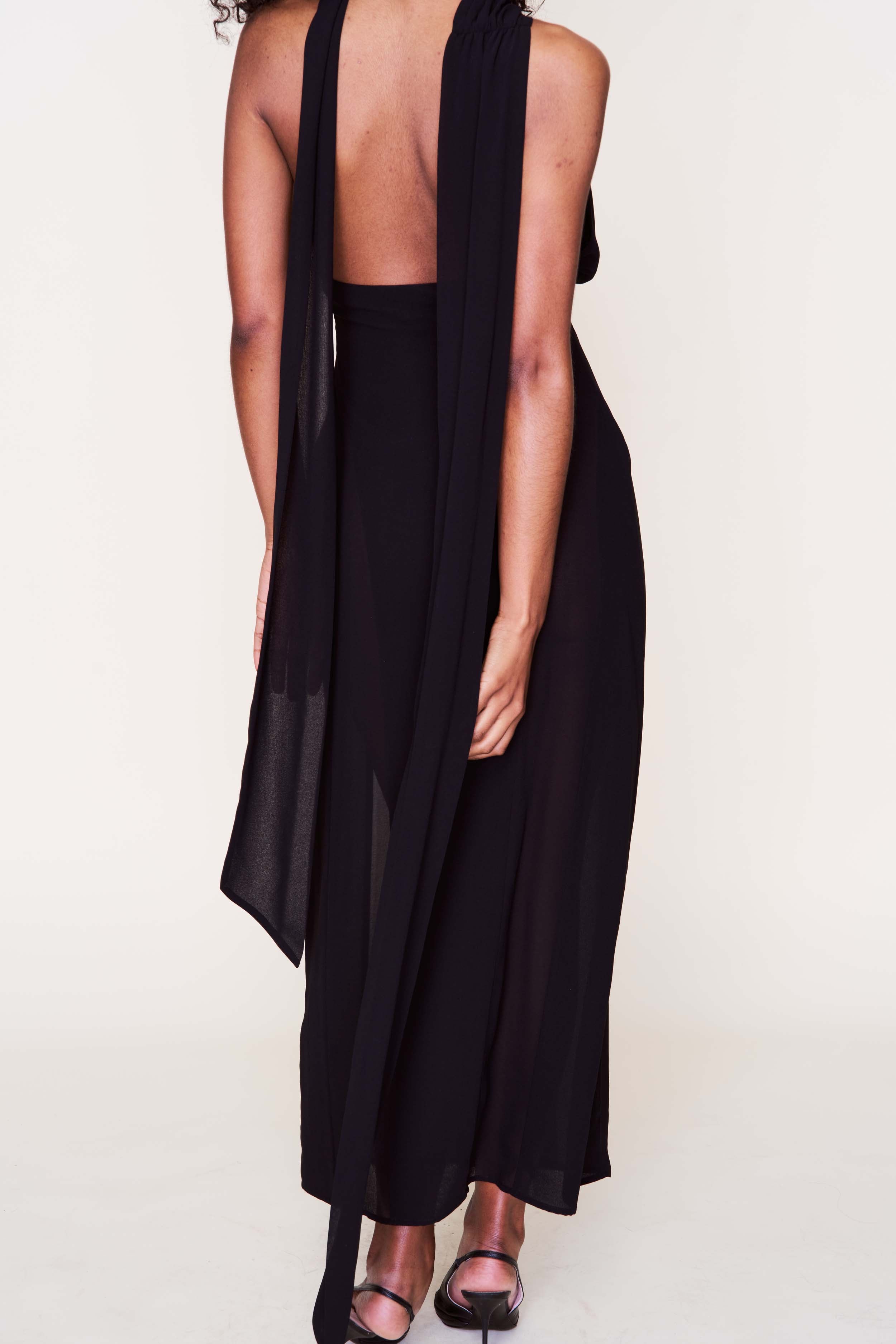 Lorena Sheer Panel Dress