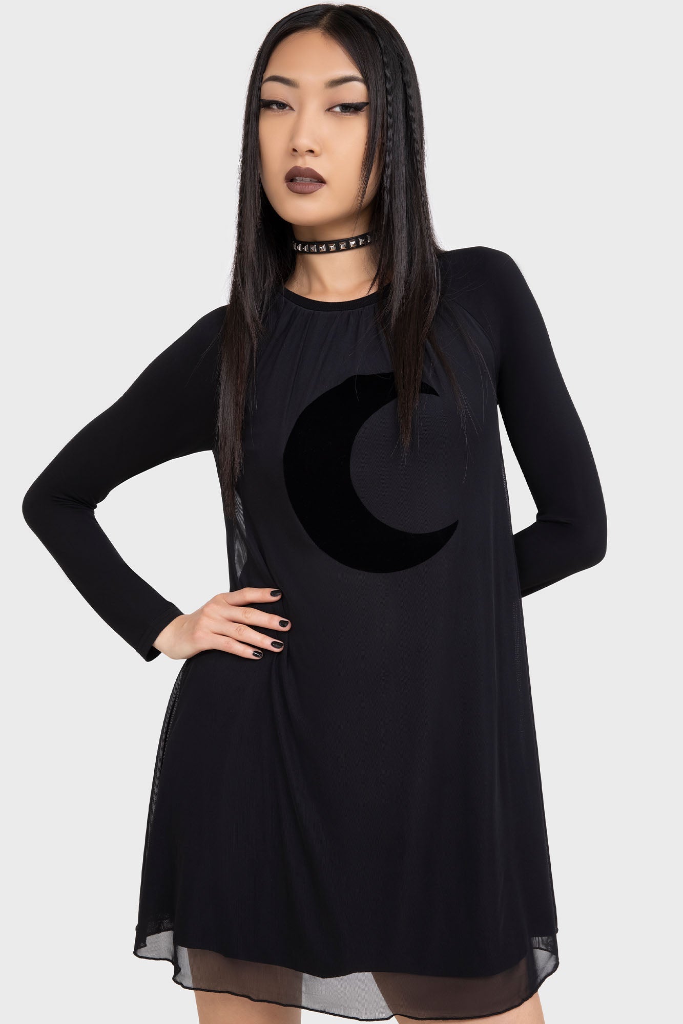 Lunar Apex Raglan Dress