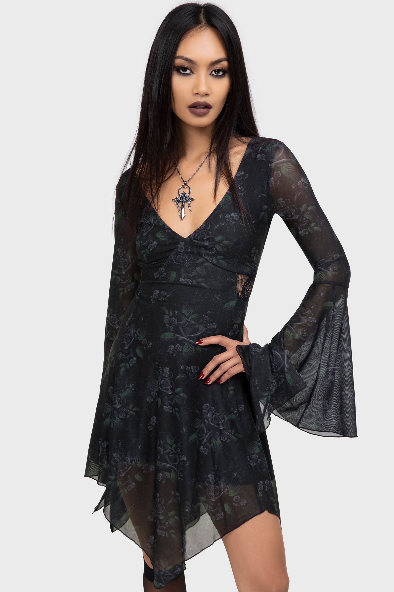 Nocturnal Grove Dress