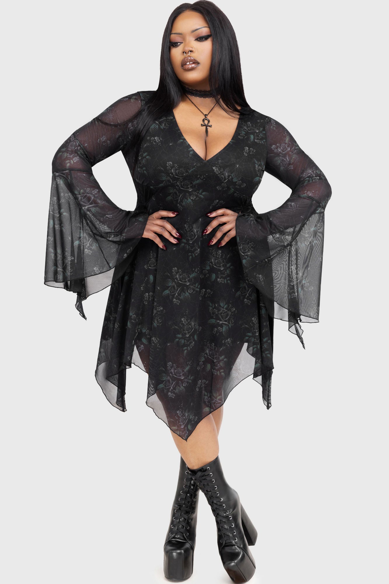 Nocturnal Grove Dress