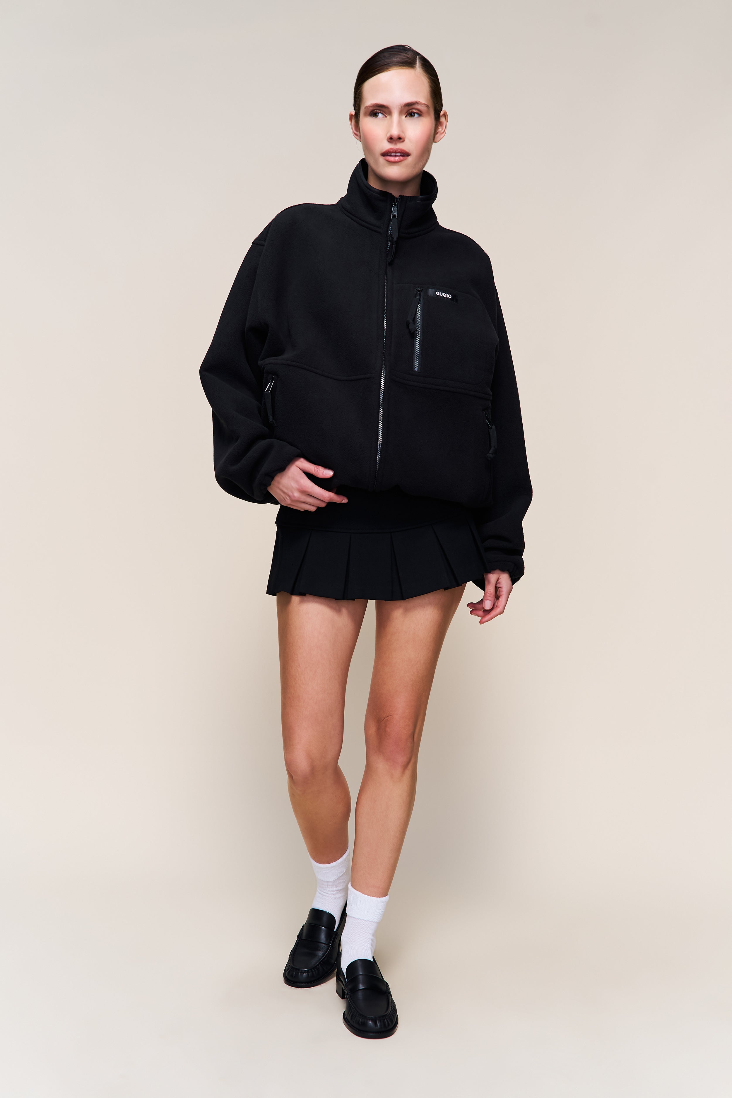 Guizio Fleece Zip Up Jacket