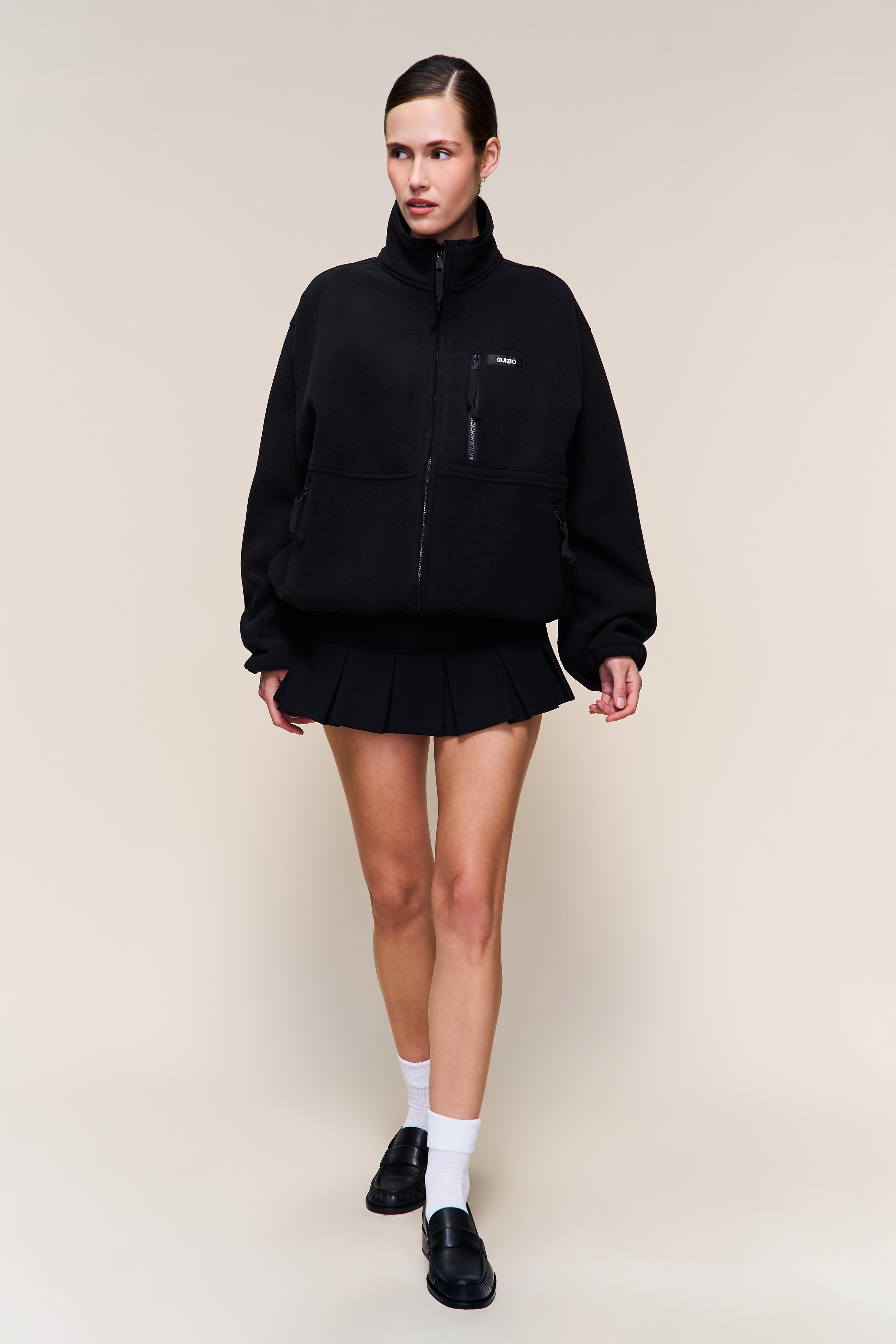 Guizio Fleece Zip Up Jacket