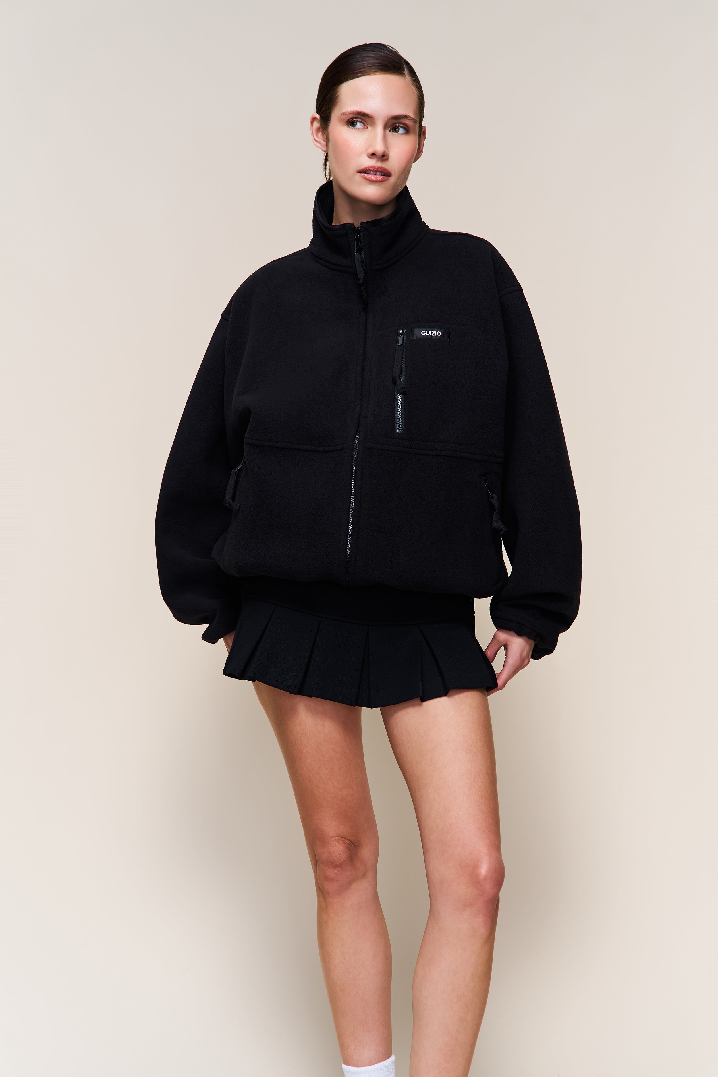 Guizio Fleece Zip Up Jacket