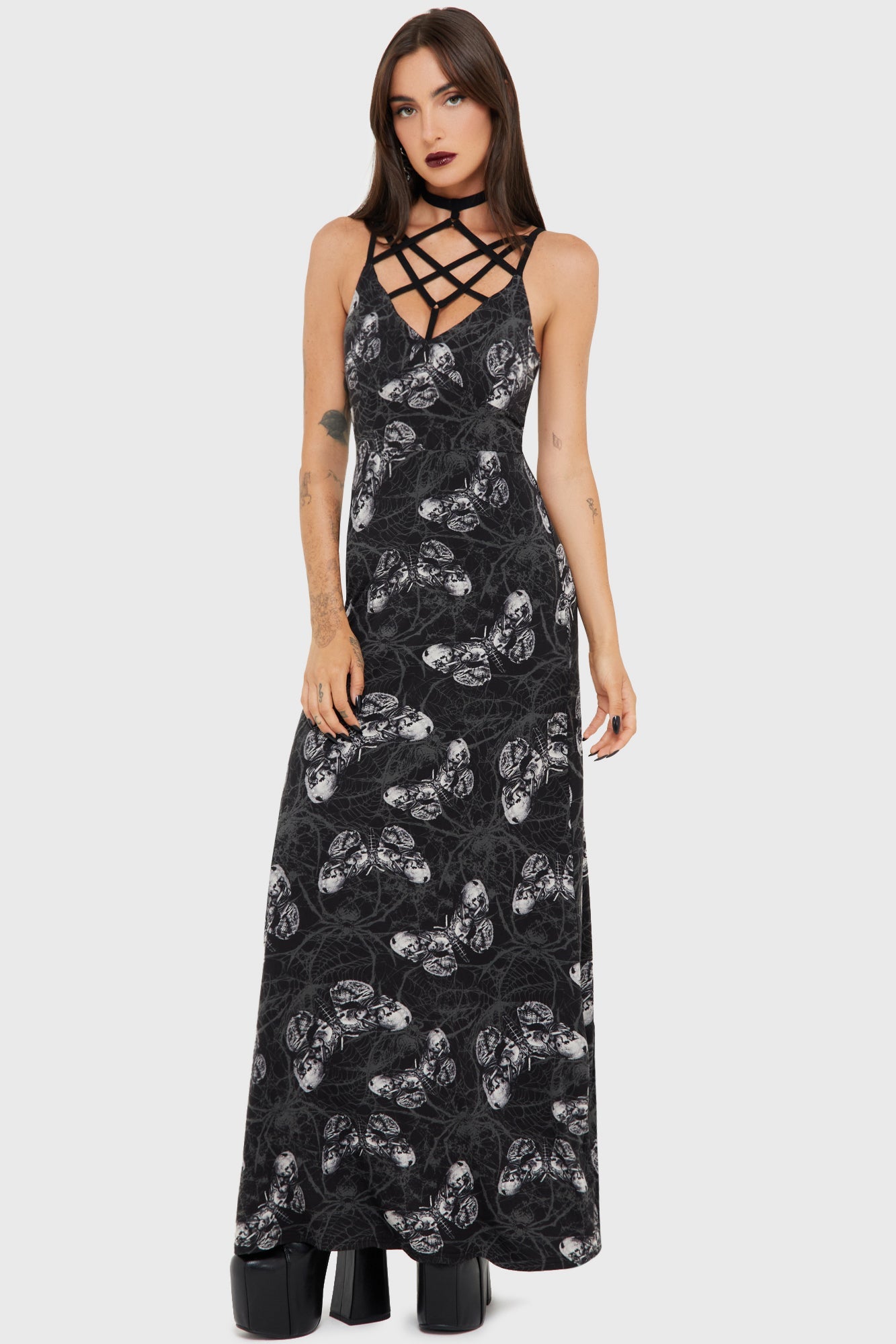 Spidrasica's Web Maxi Dress