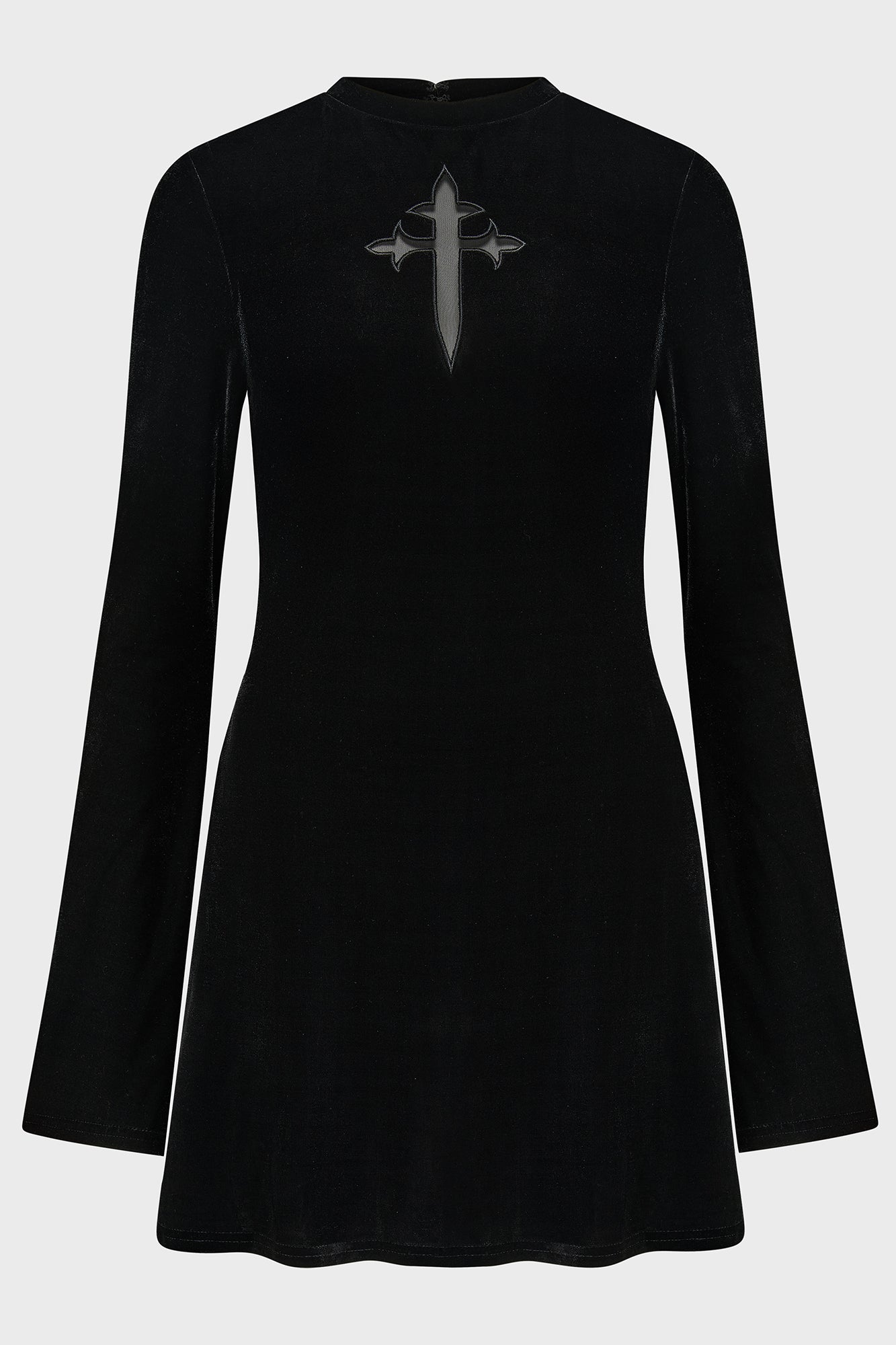 Serenade Of Shadows Mini Dress