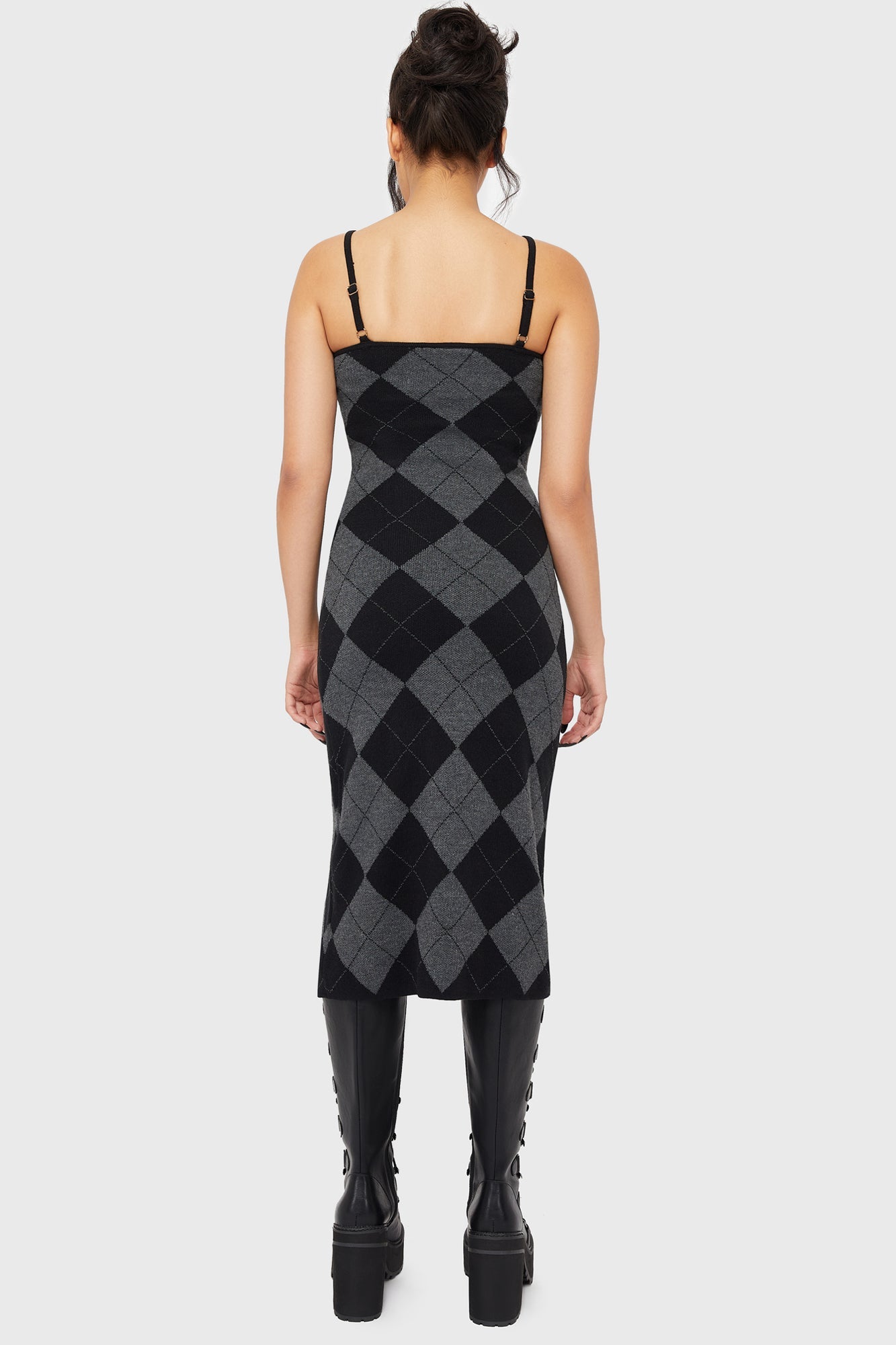 Twilight Argyle Midi Dress